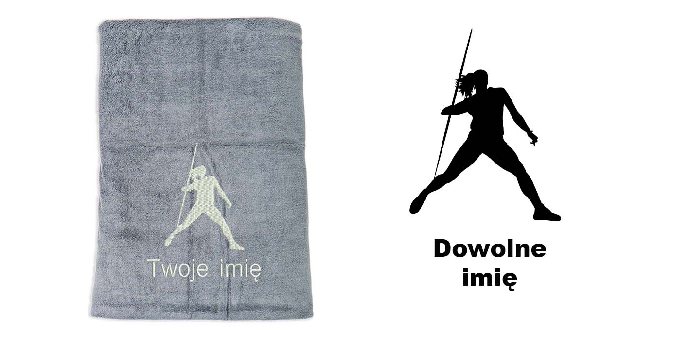 ręcznik szybkoschnący z mikrofibry dla oszczepniczki